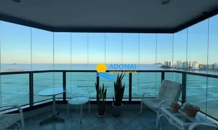Apartamento com 3 dormitórios à venda, 220 m² por r$ 3.200.000,00 - pitangueiras - guarujá/sp