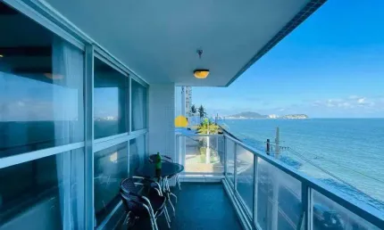 Apartamento com 4 dormitórios à venda, 148 m² por r$ 945.000,00 - pitangueiras - guarujá/sp