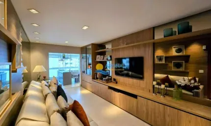 Apartamento com 3 dormitórios à venda, 150 m² por r$ 1.900.000,00 - pitangueiras - guarujá/sp