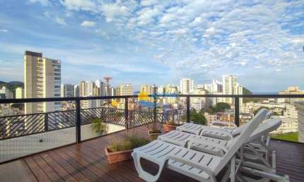Cobertura com 2 dormitórios à venda, 120 m² por R$ 1.300.000,00 - Tombo - Guarujá/SP