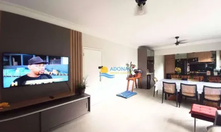 Apartamento com 3 dormitórios à venda, 120 m² por r$ 690.000,00 - pitangueiras - guarujá/sp