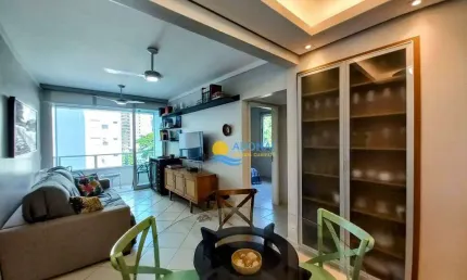 Apartamento com 2 dormitórios à venda, 70 m² por r$ 650.000,00 - jardim astúrias - guarujá/sp