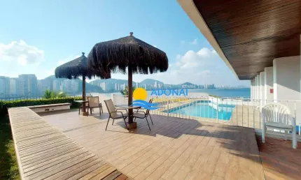 Apartamento com 3 dormitórios à venda, 150 m² por r$ 1.000.000,00 - jardim astúrias - guarujá/sp
