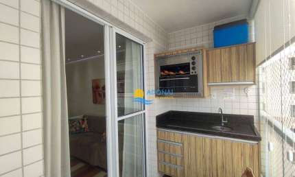 Apartamento com 3 dormitórios à venda, 90 m² por R$ 900.000,00 - Jardim Astúrias - Guarujá/SP