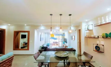 Apartamento com 4 dormitórios à venda, 152 m² por r$ 1.200.000,00 - jardim astúrias - guarujá/sp