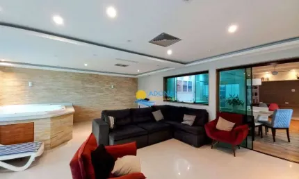 Cobertura com 3 dormitórios à venda, 151 m² por R$ 735.000,00 - Jardim Astúrias - Guarujá/SP