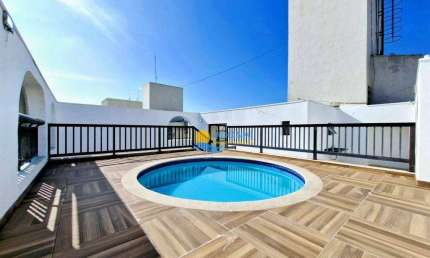 Cobertura com 4 dormitórios à venda, 280 m² por R$ 1.400.000,00 - Pitangueiras - Guarujá/SP