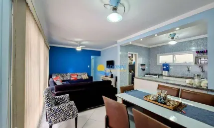 Apartamento com 4 dormitórios à venda, 110 m² por r$ 520.000,00 - pitangueiras - guarujá/sp