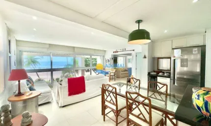 Apartamento com 2 dormitórios à venda, 110 m² por r$ 800.000,00 - jardim astúrias - guarujá/sp