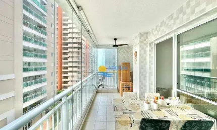 Apartamento à venda na praia das astúrias, 2 quartos, 2 vagas.