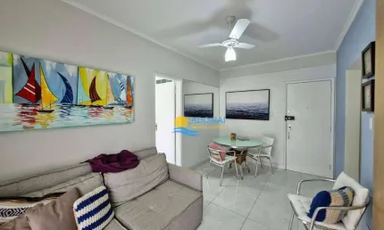 Apartamento com 1 dormitório à venda, 56 m² por R$ 400.000,00 - Pitangueiras - Guarujá/SP