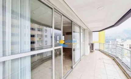 Apartamento com 3 dormitórios à venda, 233 m² por r$ 1.200.000,00 - pitangueiras - guarujá/sp