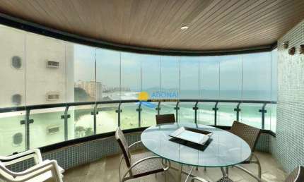 Apartamento com 4 dormitórios à venda, 212 m² por R$ 1.600.000,00 - Jardim Astúrias - Guarujá/SP