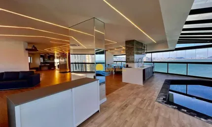Apartamento com 4 dormitórios à venda, 367 m² por R$ 7.200.000,00 - Jardim Astúrias - Guarujá/SP