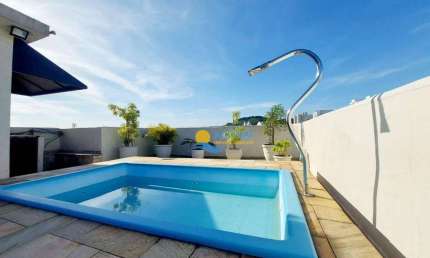 Cobertura com 3 dormitórios à venda, 90 m² por R$ 850.000,00 - Jardim Astúrias - Guarujá/SP