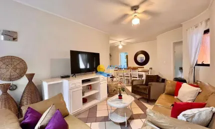 Apartamento com 3 dormitórios à venda, 140 m² por R$ 725.000,00 - Pitangueiras - Guarujá/SP