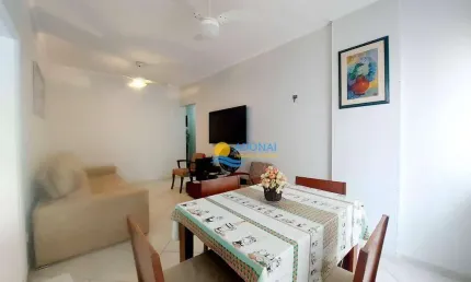 Apartamento com 2 dormitórios à venda, 75 m² por r$ 350.000,00 - jardim astúrias - guarujá/sp
