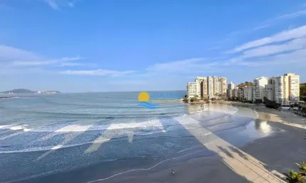 Cobertura Frente Mar na Praia das Astúrias, Vista Mar - Guarujá/SP