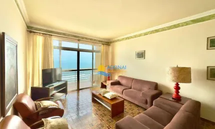 Apartamento à venda na praia das pitangueira com vista para o mar - guarujá/sp