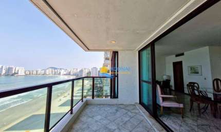 Apartamento com 3 dormitórios à venda, 200 m² por R$ 3.100.000,00 - Pitangueiras - Guarujá/SP