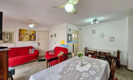 Apartamento com 3 dormitórios à venda, 90 m² por R$ 490.000,00 - Pitangueiras - Guarujá/SP