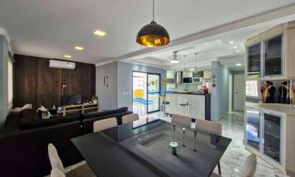 Apartamento com 3 dormitórios à venda, 100 m² por R$ 780.000,00 - Pitangueiras - Guarujá/SP
