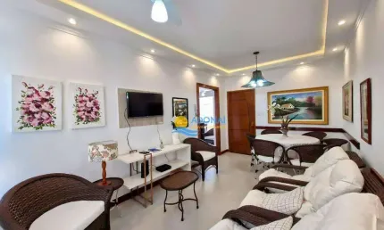 Apartamento  á Venda na Quadra do Mar Todo Reformado, na Praia da Pitangueiras - Guarujá/SP