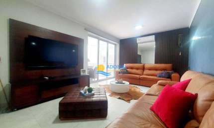 Apartamento Frente Mar com Linda Vista na Praia das Pitangueiras - Guarujá/SP