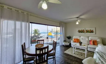 Apartamento Frente Mar com 3 Quartos à Venda na Praia das Astúrias - Guarujá/SP