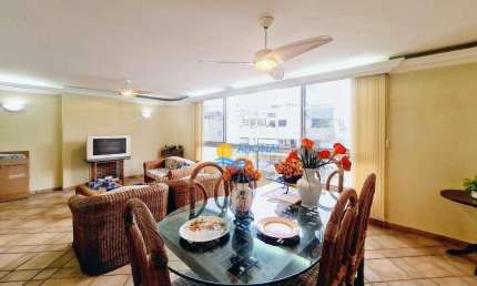 Apartamento com 3 dormitórios à venda, 131 m² por R$ 480.000,00 - Pitangueiras - Guarujá/SP