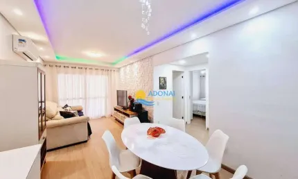 Apartamento com 3 dormitórios à venda, 100 m² por R$ 700.000,00 - Pitangueiras - Guarujá/SP