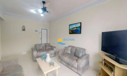 Apartamento com 3 dormitórios à venda, 85 m² por r$ 460.000,00 - jardim astúrias - guarujá/sp