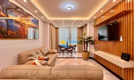 Apartamento com 3 dormitórios à venda, 100 m² por R$ 870.000,00 - Pitangueiras - Guarujá/SP