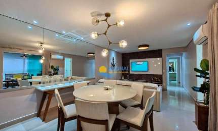 Apartamento com 3 dormitórios à venda, 120 m² por R$ 960.000 - Pitangueiras - Guarujá/SP