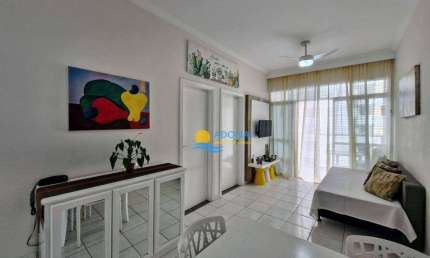 Apartamento com 2 dormitórios à venda, 60 m² por R$ 415.000,00 - Pitangueiras - Guarujá/SP