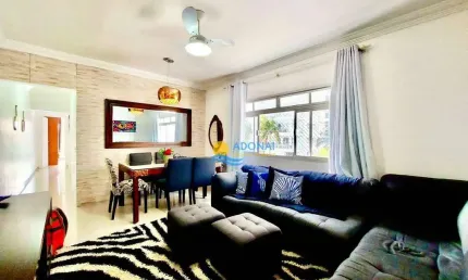 Apartamento com 2 dormitórios à venda, 88 m² por r$ 580.000,00 - jardim astúrias - guarujá/sp