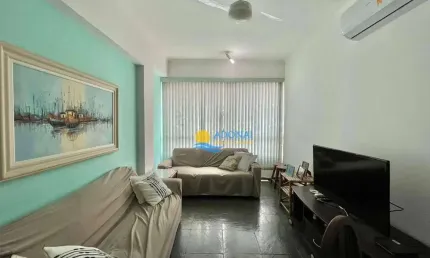 Apartamento com 2 dormitórios à venda, 75 m² por r$ 405.000,00 - jardim astúrias - guarujá/sp