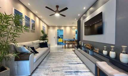 Apartamento com 3 dormitórios à venda, 130 m² por R$ 750.000,00 - Enseada - Guarujá/SP