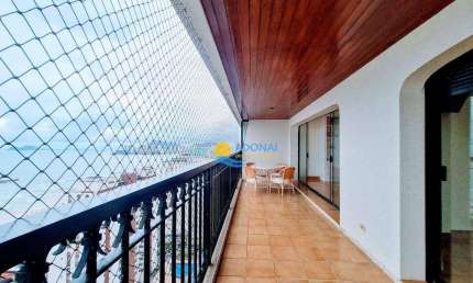 Apartamento com 3 dormitórios à venda, 180 m² por r$ 1.290.000,00 - pitangueiras - guarujá/sp