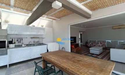 Cobertura com 3 dormitórios à venda, 234 m² por r$ 1.600.000,00 - enseada - guarujá/sp