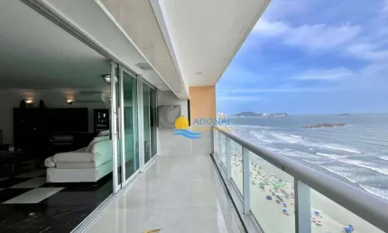 Apartamento com 4 dormitórios à venda, 271 m² por R$ 2.500.000,00 - Pitangueiras - Guarujá/SP