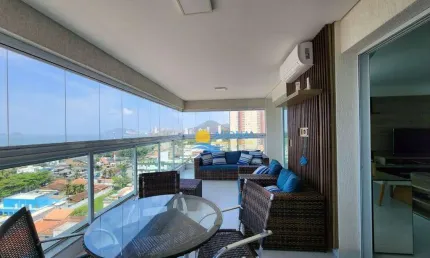 Apartamento com 3 dormitórios à venda, 145 m² por r$ 1.600.000,00 - enseada - guarujá/sp