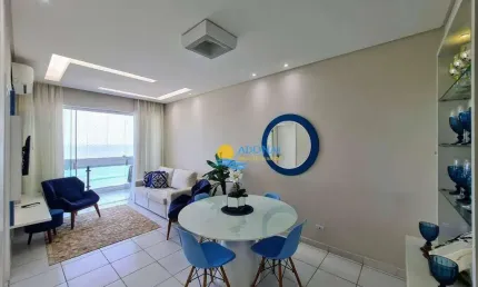 Apartamento com 2 dormitórios à venda, 129 m² por r$ 750.000,00 - pitangueiras - guarujá/sp
