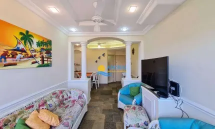 Apartamento com 3 dormitórios à venda, 102 m² por R$ 600.000,00 - Enseada - Guarujá/SP