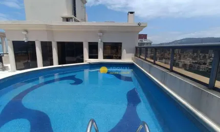 Cobertura com 6 dormitórios à venda, 380 m² por R$ 4.500.000,00 - Enseada - Guarujá/SP