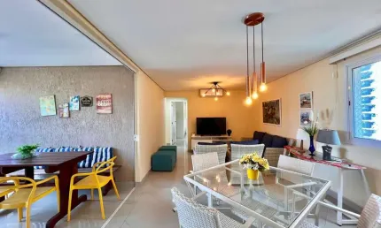 Apartamento com 3 dormitórios à venda, 140 m² por r$ 1.050.000,00 - pitangueiras - guarujá/sp