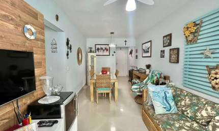 Apartamento com 2 dormitórios à venda, 77 m² por R$ 750.000,00 - Pitangueiras - Guarujá/SP