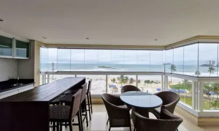 Apartamento com 3 dormitórios à venda, 166 m² por r$ 2.250.000,00 - pitangueiras - guarujá/sp