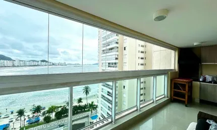 Apartamento com 3 dormitórios à venda, 90 m² por r$ 1.300.000,00 - jardim astúrias - guarujá/sp