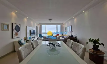 Apartamento com 4 dormitórios à venda, 220 m² por r$ 1.800.000,00 - pitangueiras - guarujá/sp
